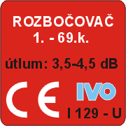 Anténní rozbočovač 2-výstupy širokopásmový s IEC konektory