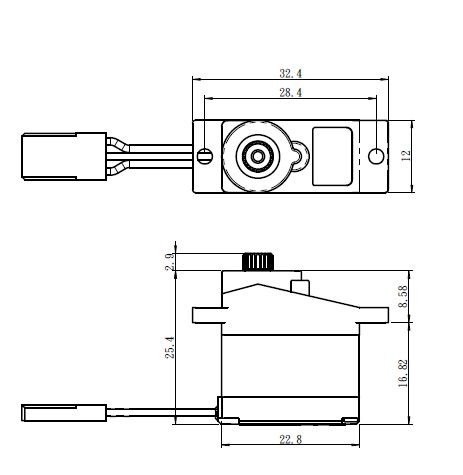 Savöx SH-0257MG digitální servo (2,2 kg)