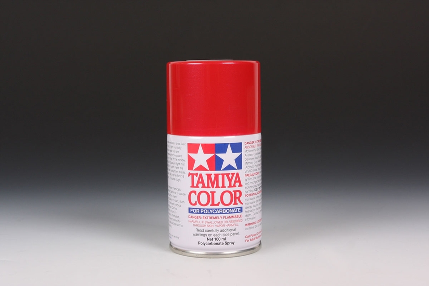 Tamiya PS-15 červená metalíza (lexan)