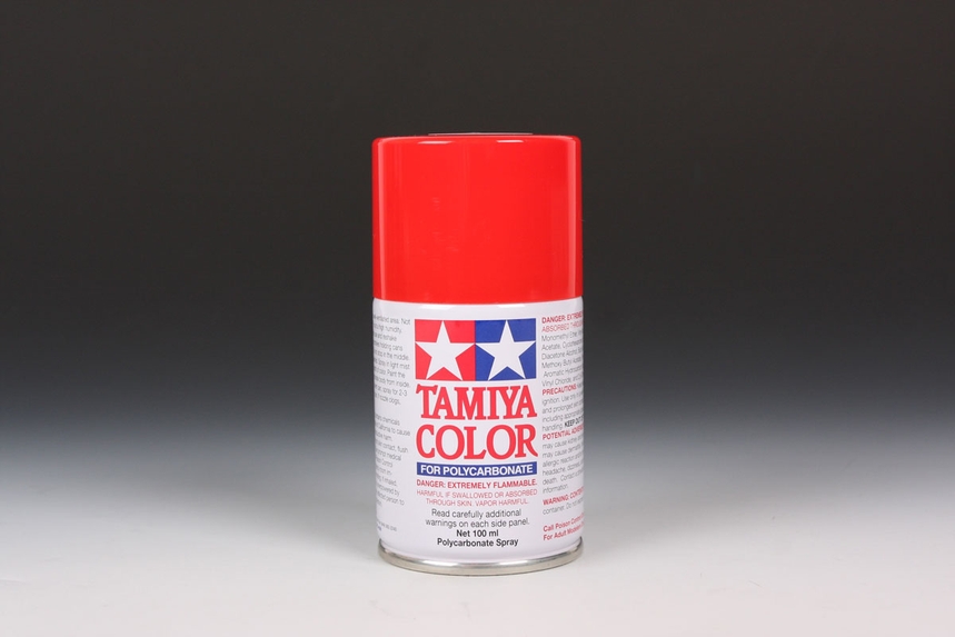 Tamiya PS-34 jasně červená (lexan)
