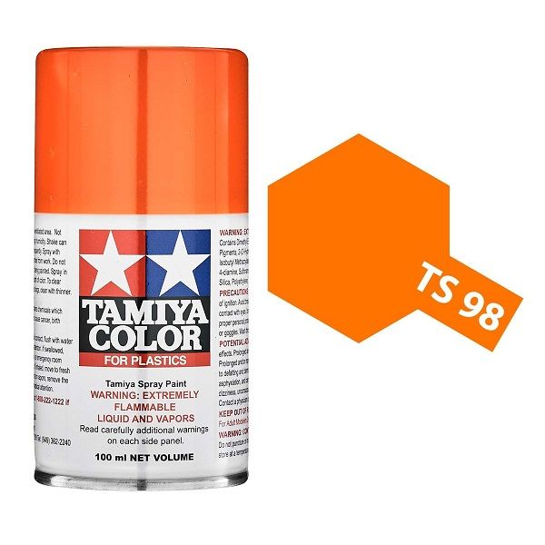 Tamiya TS-98 Pure Orange - Jasná Oranžová (plast)