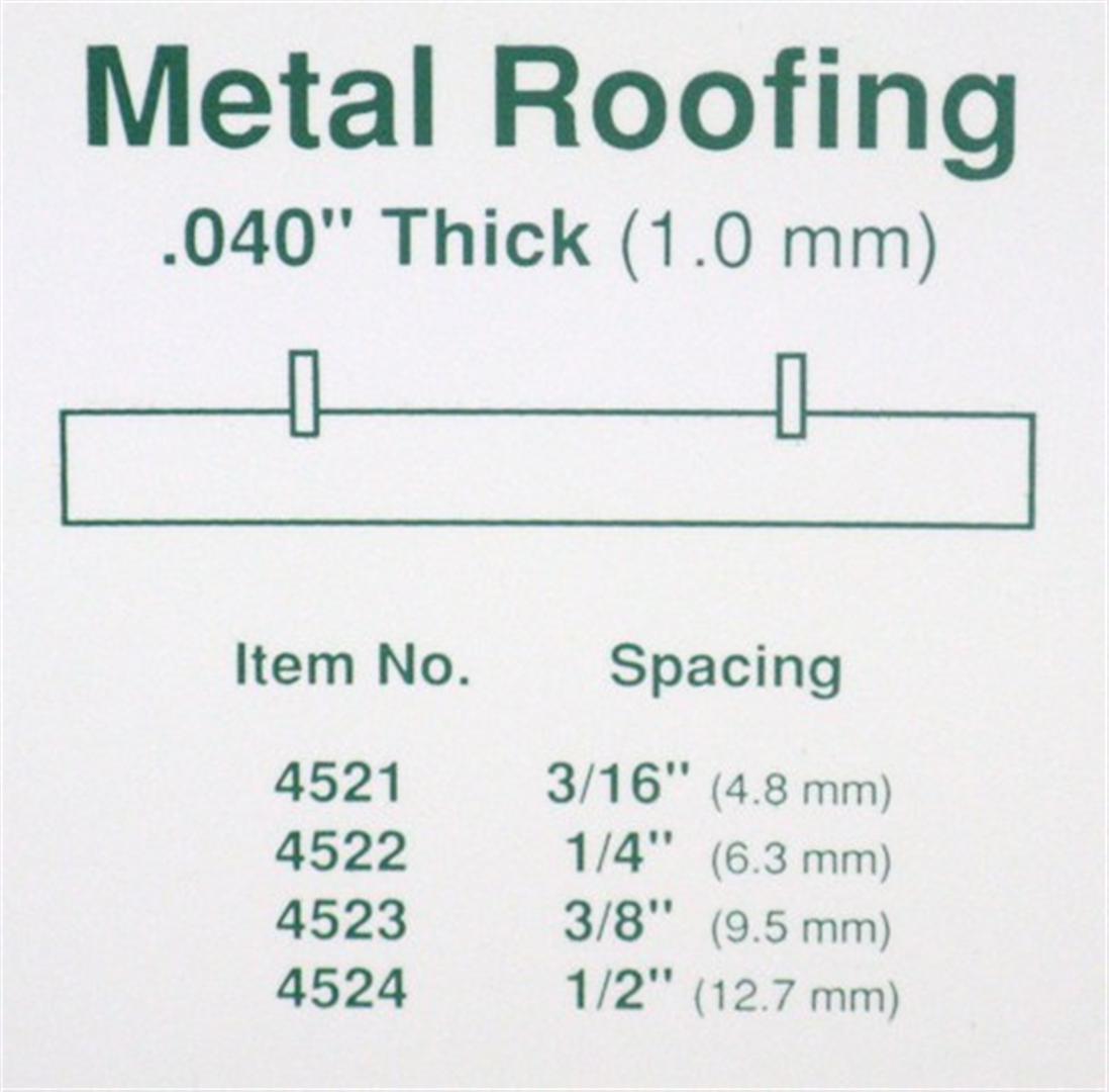 Plechová střecha s vystupujícími švy (4524)