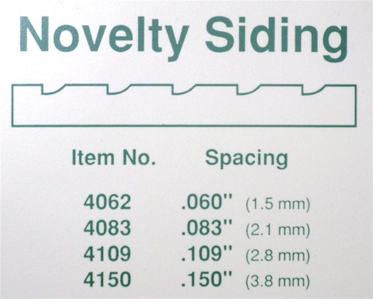 Deska s drážkami tvaru "Novelty" - půl-V (EV4150)