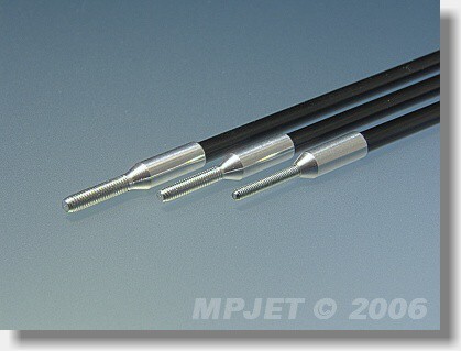 Koncovka táhla Al pro carbon trubku pr.4/M2 (MPJ2039ALLH)