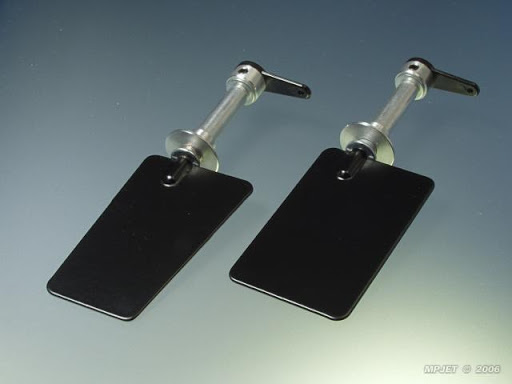 Kormidlo lichoběžníkové 40x25x19 mm s přírubou (MPJ54060)