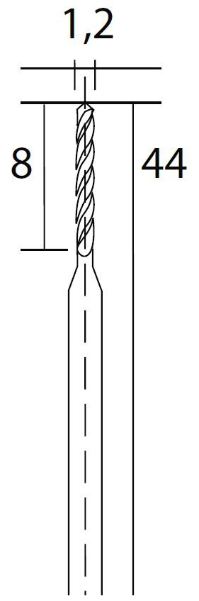 HSS – Vrtáky 1,2 Proxxon (28856)