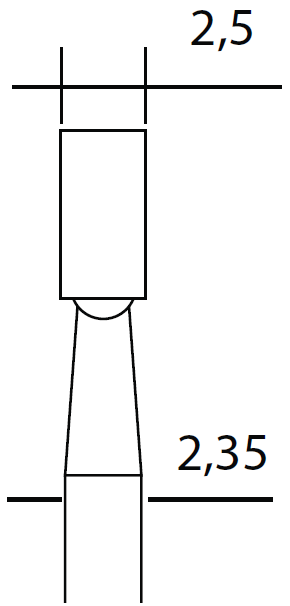 Brusná tělíska Proxxon z ušlechtilého korundu-válec (28774)