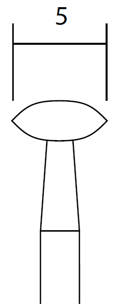 Diamantový stopkový brousek Proxxon (28250)