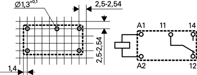 Relé PE014024 ( 1393219-0 )