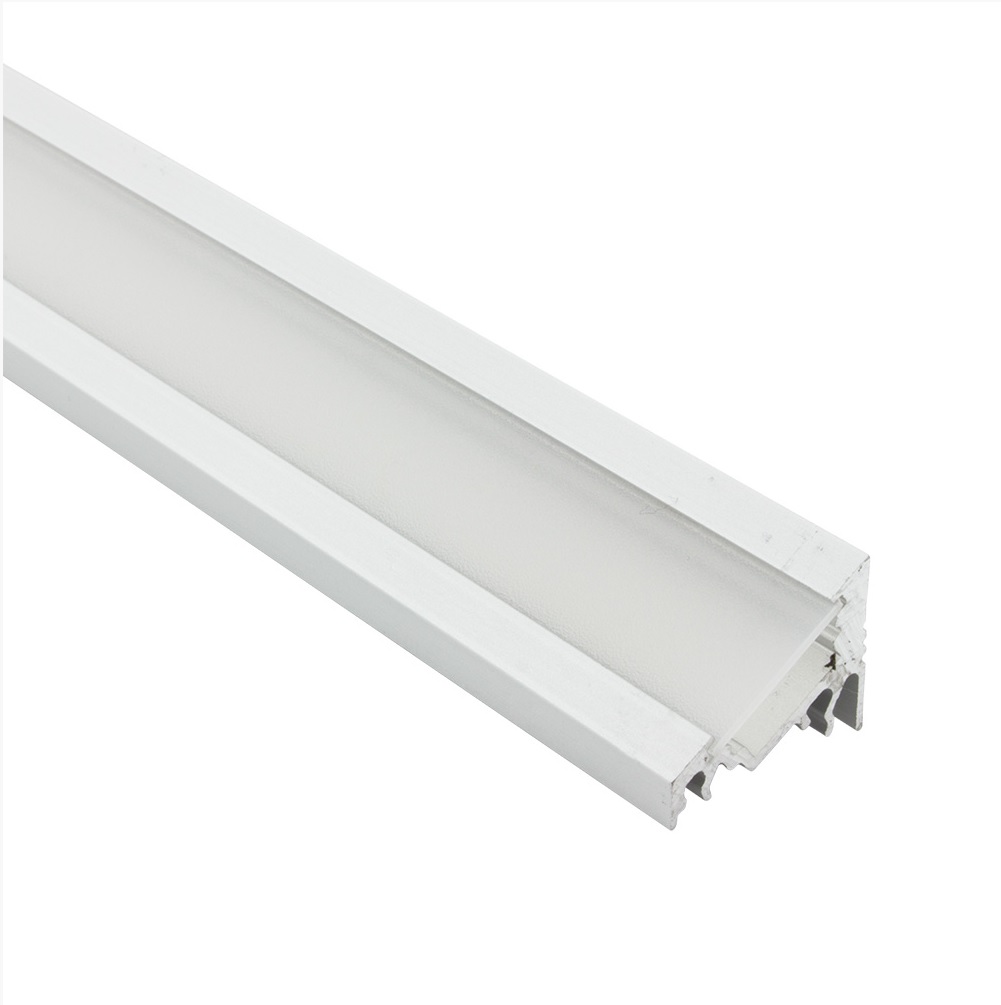Hliníkový profil pro montáž LED pásků - (FKU60) 20 x 16mm rohový, délka 1m + matné plexi