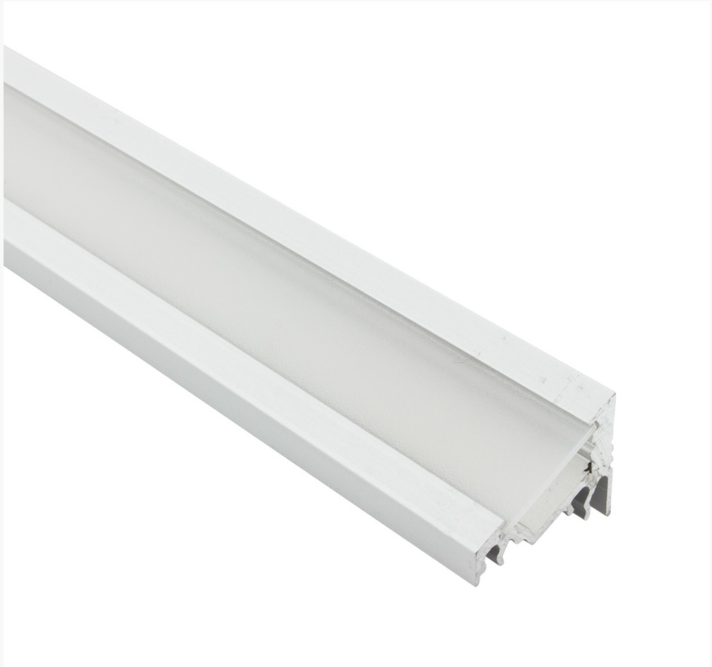 Hliníkový profil pro montáž LED pásků - (FKU60) 20 x 16mm rohový, délka 2m + matné plexi