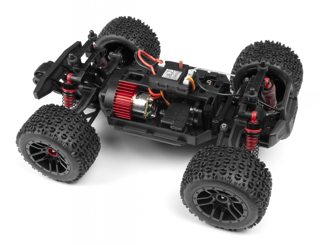 Maverick Atom 1/18 4WD Electric Truck - červený