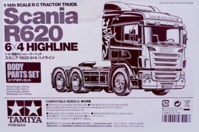 SCANIA R620 kompletní kabina+blatníky