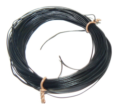 Vodič izolovaný měděný lanko 0,055 mm² bílý