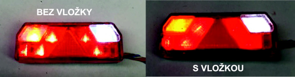 SVĚTLA ZADNÍ 7-DÍLNÁ KOMPLET s LED, 7,2V