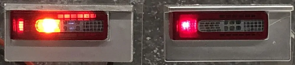 SVĚTLA VOLVO FH-16 zadní EXCLUSIV-dřevák