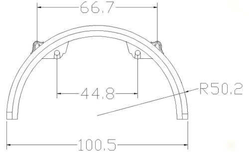 BLATNÍKY ZADNÍ - 52mm