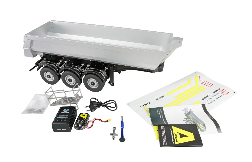 Návěs sklopka 3 nápravový kovový 