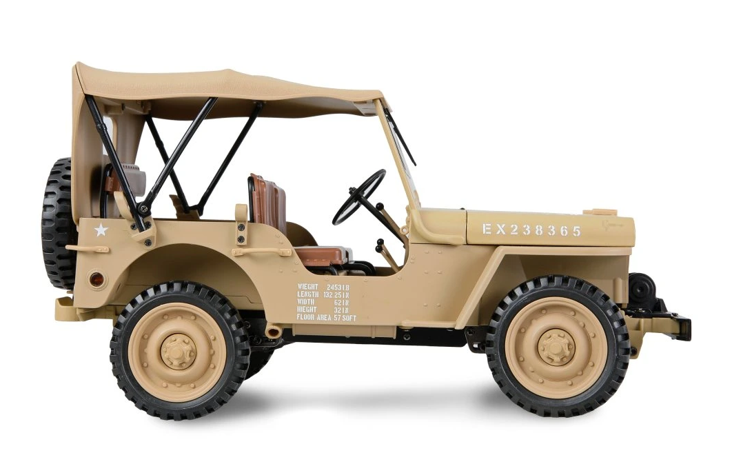 JEEP WILLYS 1/14 RC RTR béžový