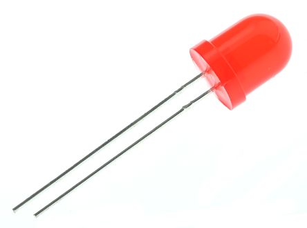 LED 8mm červená 40-150mcd L-793ID