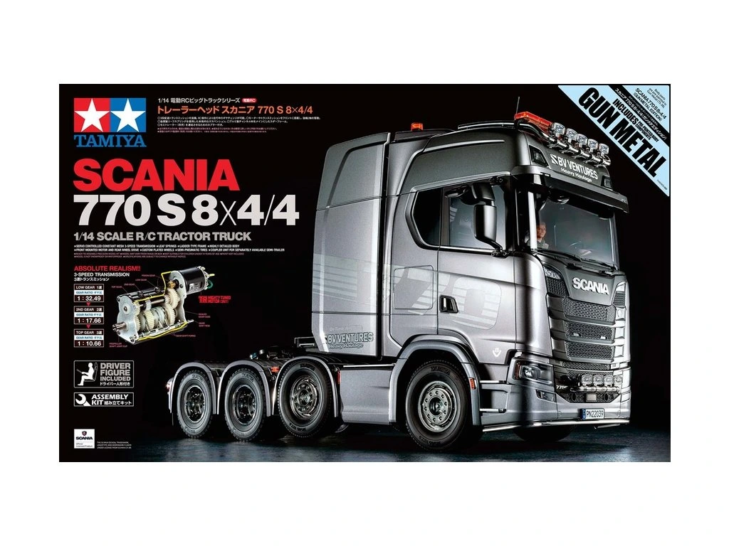 SCANIA 770 S 8x4/4 gun metal