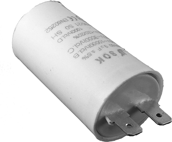 Kondenzátor motorový rozběhový 3uF/450V AC, Ø30x57mm