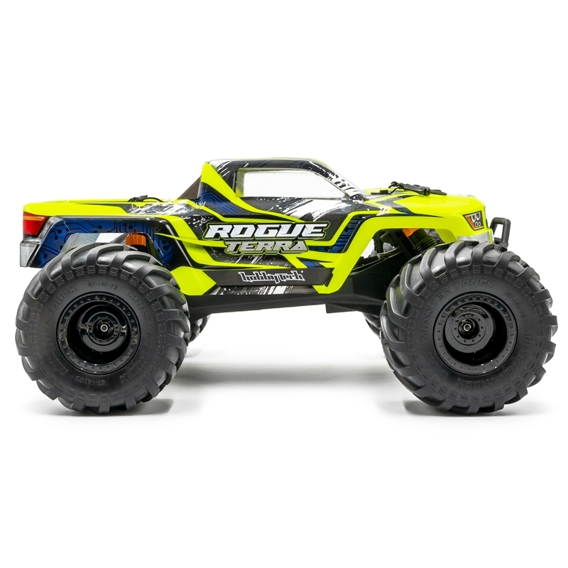 ROGUE TERRA RTR 1:10 Brushed/stejnosměrný motor Monster Truck 4WD, žlutá verze