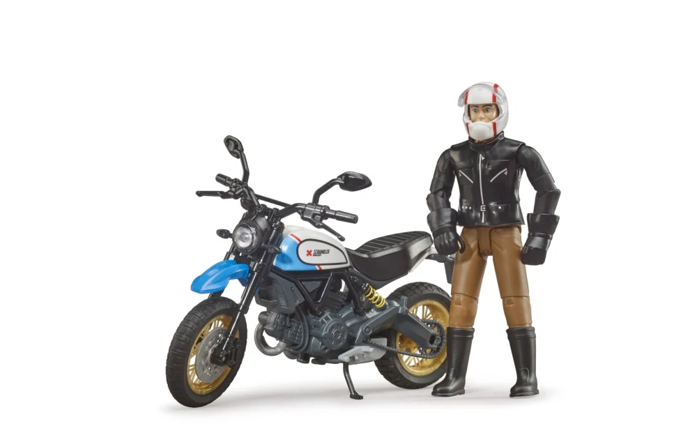 motorka Ducatti + jezdec