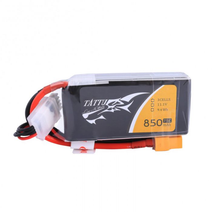 TATTU FPV serie - 3S 850mAh 11,1V 3S1P (75C)