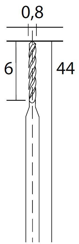HSS – Vrtáky 0,8 Proxxon (28852)
