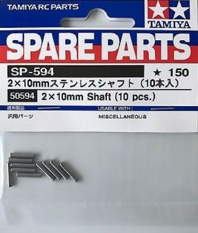 Tamiya Čep unášecí 2x10mm 10ks (50594)
