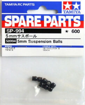 Tamiya Kulové čepy průchozí 5mm 8ks (50994)