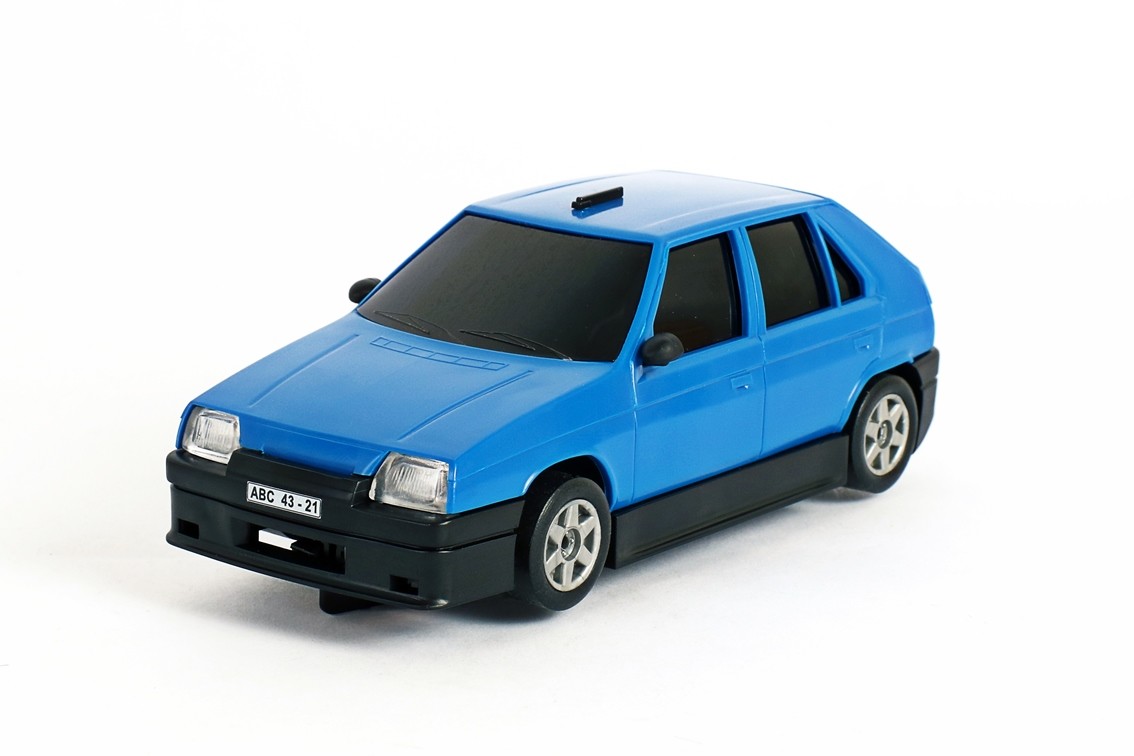 Model FARO SRC, měřítko 1:28, Favorit City,modrý, verze 2020