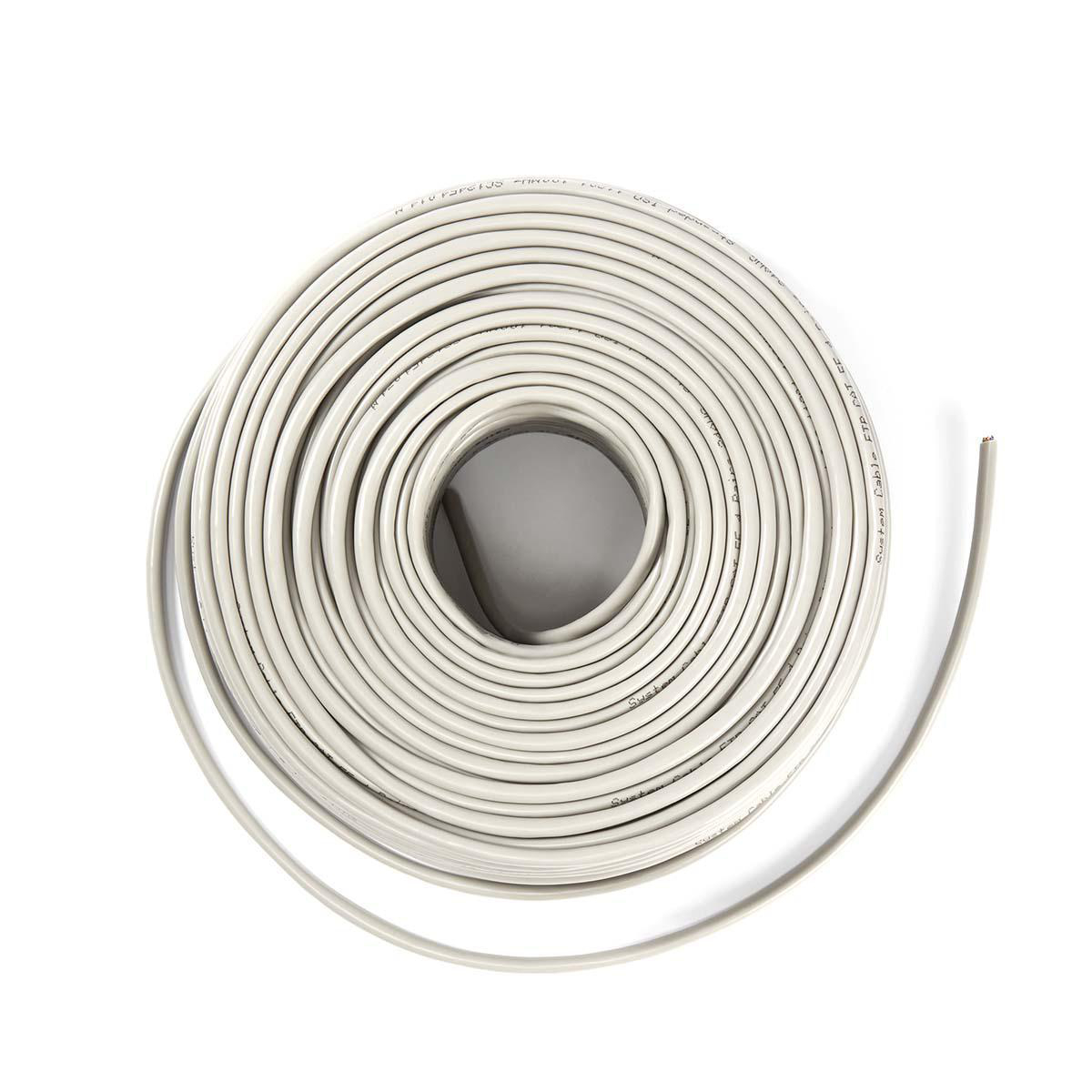 Síťový datový kabel FTP Cat.6e, 4x2, AWG24 PVC šedý