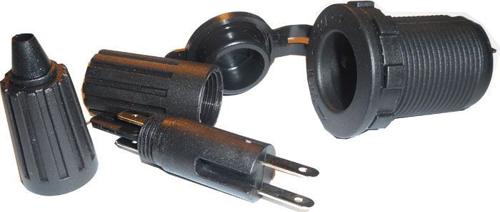 Napájecí konektor se zdířkou max. 30A