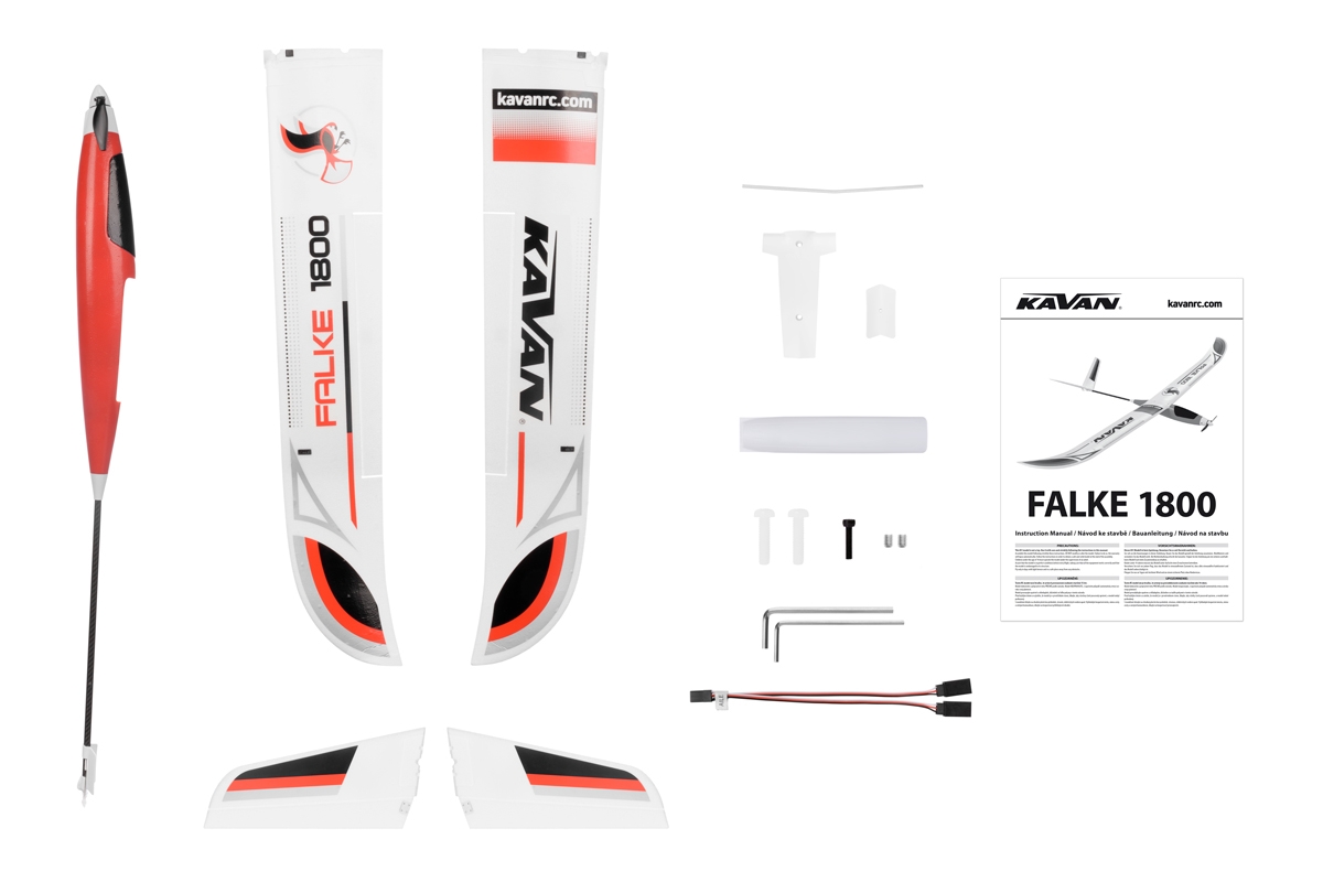 Falke 1800mm ARF - červená