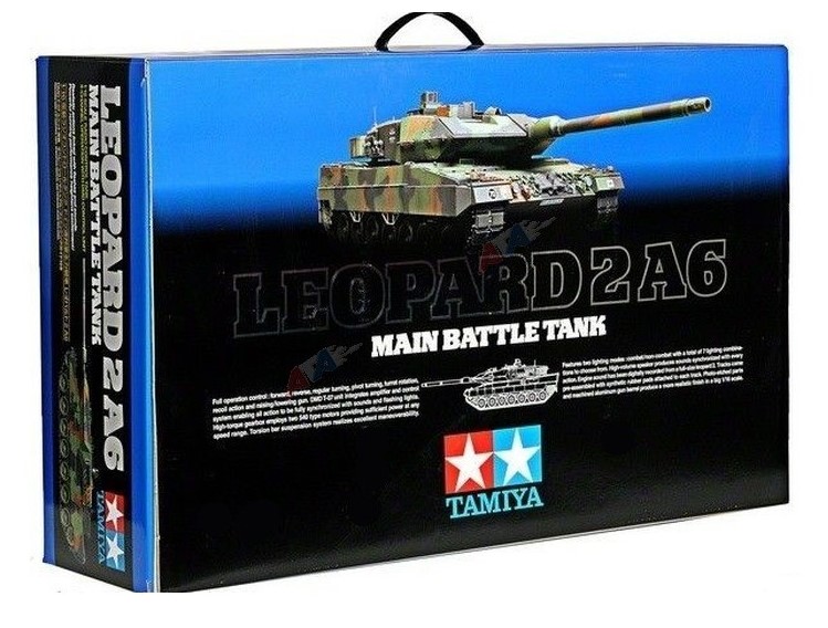 Tamiya Německý tank LEOPARD 2A6 Full Option (56020)
