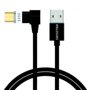 Kabel USB A zástrčka - USB micro MAGNET zástrčka 1m USB 2.0