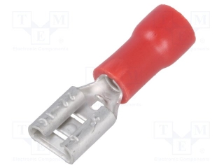 Faston plochý krimpovací 4,8 mm dutinka 0,5-1,0 mm²