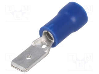 Faston plochý krimpovací 4,8 mm zástrčka 1,5-2,5 mm²