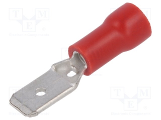 Faston plochý krimpovací 4,8 mm zástrčka 0,5-1,0 mm²