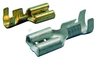 Faston plochý 6,3 mm dutinka 4,0-6,0 mm²