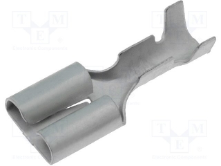 Faston plochý 6,3 mm dutinka s jazýčkem 0,5-2,0 mm²
