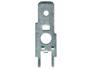 Faston plochý 6,3x0,8 mm zástrčka DPS kolmá