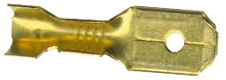 Faston plochý 6,3 mm zástrčka 1,0-2,5 mm²