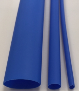 Bužírka smršťovací - 9.5 mm / 4.8 mm modrá, délka 1000 mm