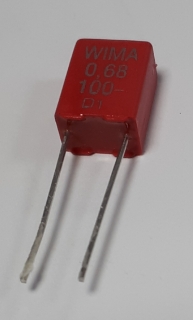 Kondenzátor polyesterový 680nF/100V MKS2 THT