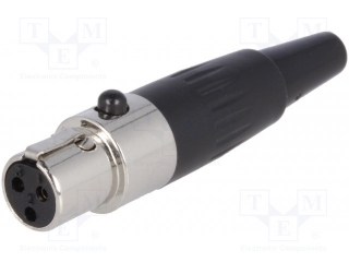 XLR-mini zdířka 3PIN kabelová