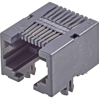 Zásuvka telefonní 8p/8c (RJ45) do DPS nízká