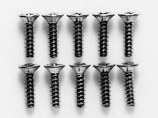 Tamiya Samořezné šrouby - zapuštěná hlava 3x12mm (50581)